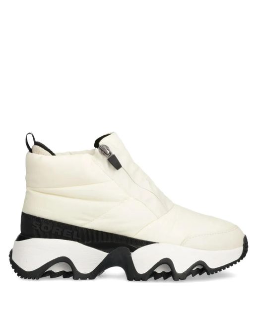 Sorel White Kinetic Impact Boots