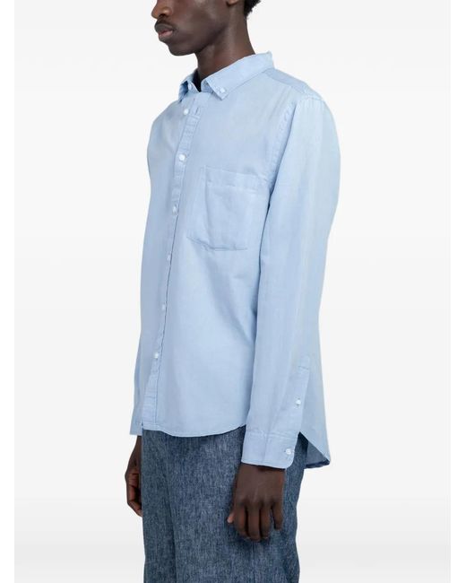 Minimum Blue Colt Button-Down Shirt for men