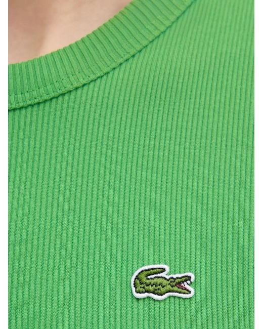 Lacoste Green Logo-Patch T-Shirt