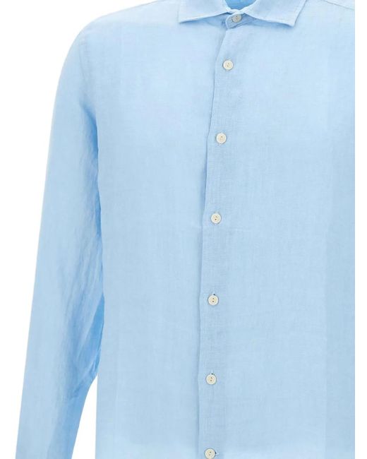 Camicia di Mc2 Saint Barth in Blue da Uomo