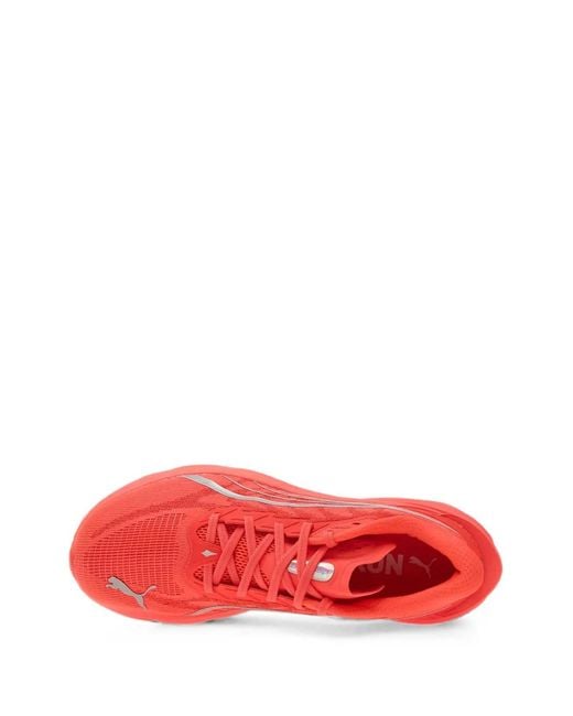 PUMA Red Deviate Nitr 4 Running Sneakers