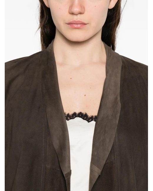Giorgio Brato Black Shawl-Collar Jacket