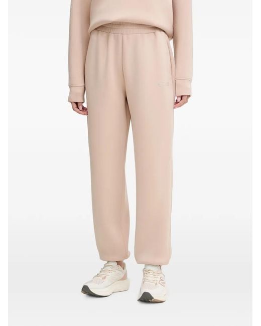 Guess Natural Logo-Embellished Track Pants