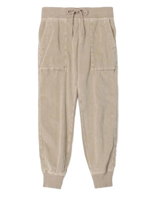 James Perse Natural Mixed Media Track Pants