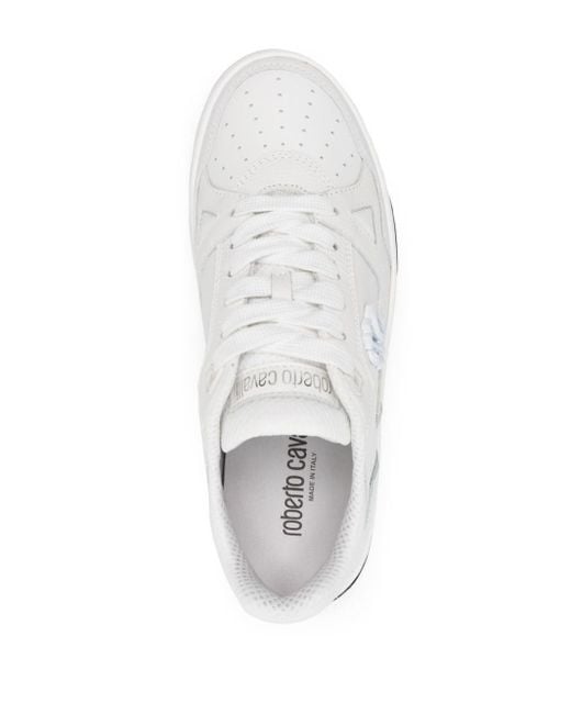 Roberto Cavalli Sneakers mit RC-Schild in White für Herren