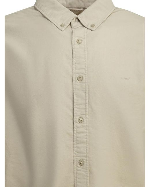 Levi's White Authentic Button-Down Shirt for men