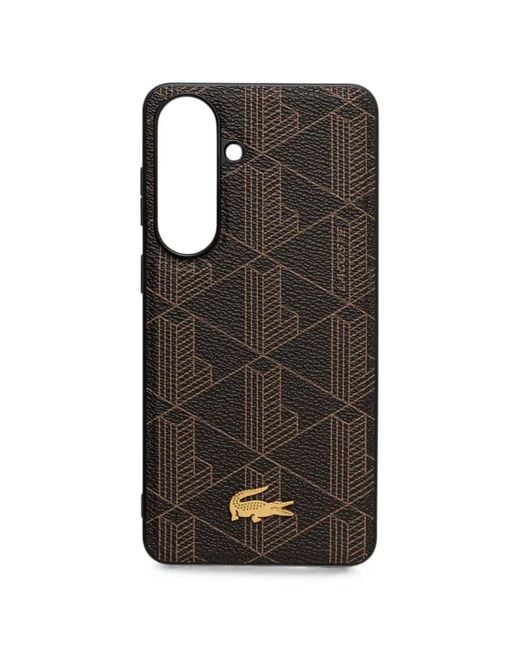 Lacoste Black Coque De Samsung Galaxy S26 Plus À Plaque Logo