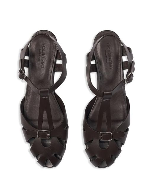 Scarosso Black Gala Sandals