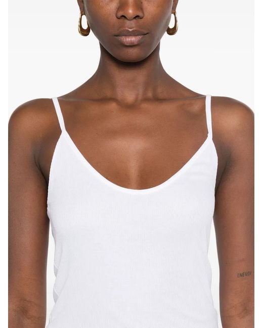 Khaite White The Selee Top