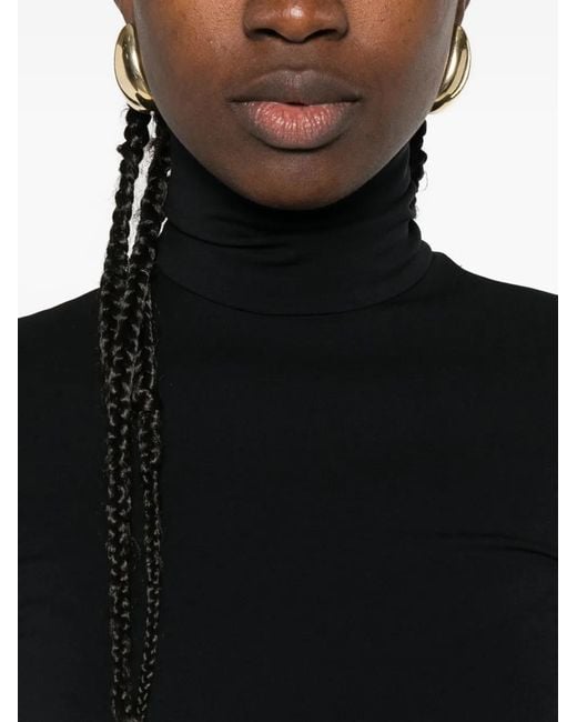 Nanushka Black Turtleneck Top