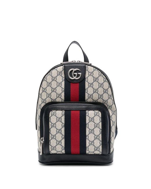 Gucci Black Small Ophidia Canvas Backpack
