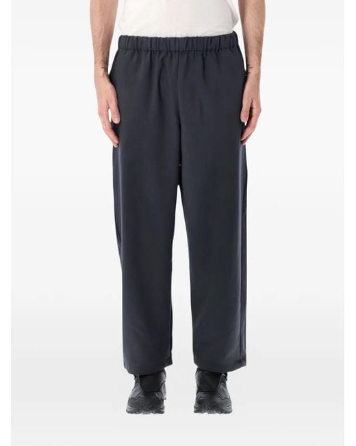Goldwin Blue Wide Ankle Easy Trousers for men