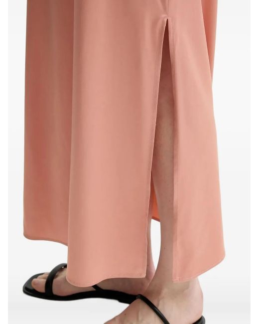 Marc O' Polo White Side-Split Maxi Dress