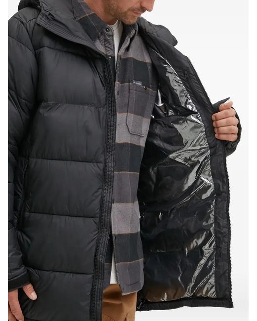 Columbia Black Hooded Padded Jacket for men