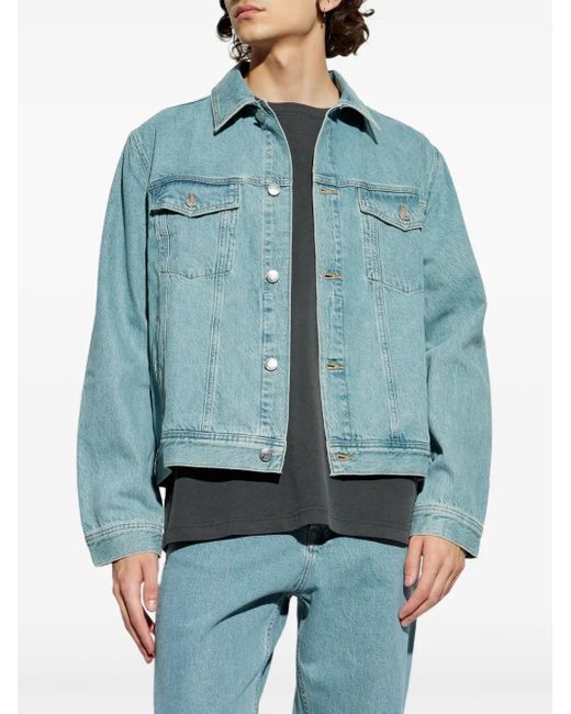 Samsøe & Samsøe Blue Veste En Jean for men