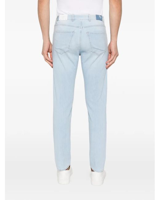 Eleventy Blue Five-Pocket Jeans for men