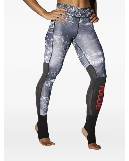 Reebok Blue Ankle Lock Palazzo Pants