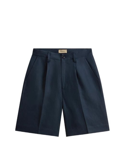 Woolrich Blue Darts Pressed Shorts