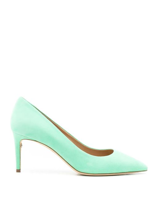 Ferragamo Ilary Suède Pumps in het Green