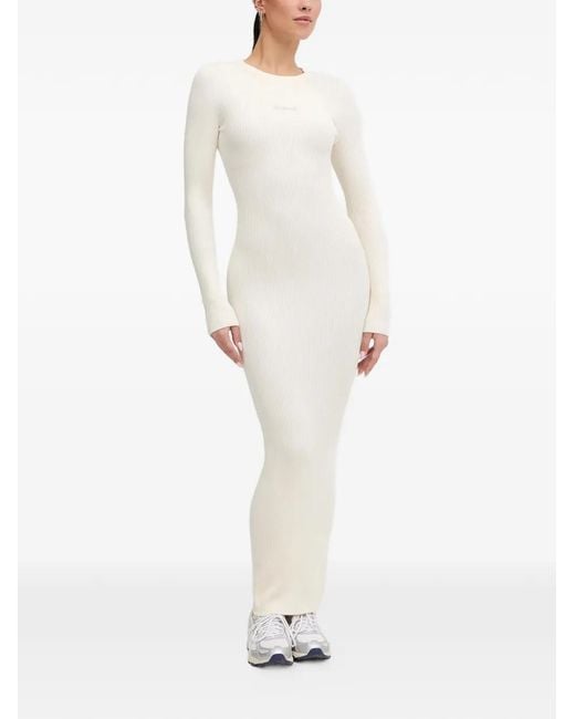 long sleeve wedding dress no lace Minimalist Crepe Modest A-line Long Sleeve Wedding Dress Debora Made to Order / Ivory / Custom (Plus Size) main image 1
