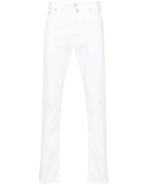 Jacob Cohen White Bard Slim-Fit Jeans for men