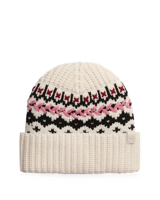 Rag & Bone Natural Leigh Fair Isle Beanie Hat