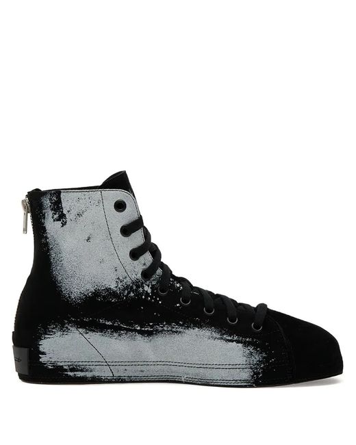 Y-3 Black Nizzastar Hi-Top Trainers