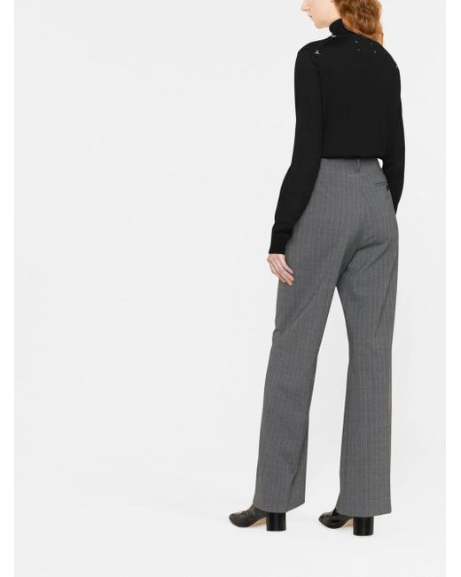 Maison Margiela Black Turtleneck Wool Sweater