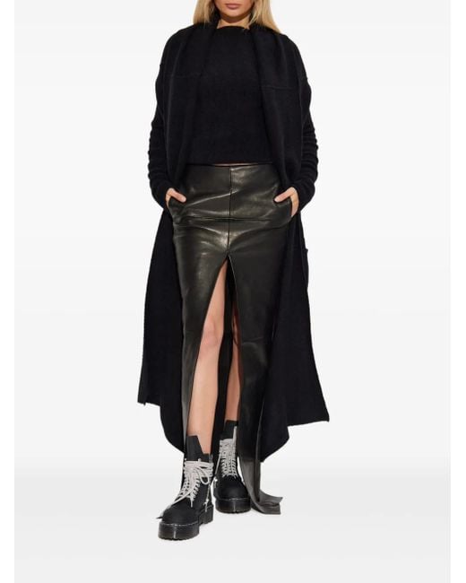 Rick Owens Las Palmas Gebreid Vest in het Black