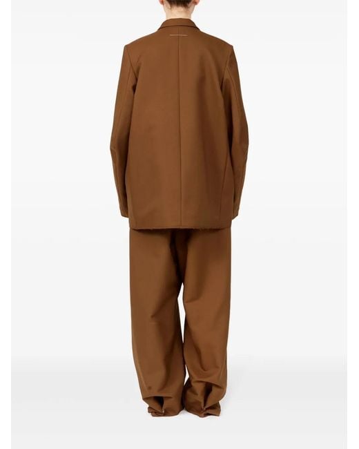 MM6 by Maison Margiela Brown Coats & Jackets