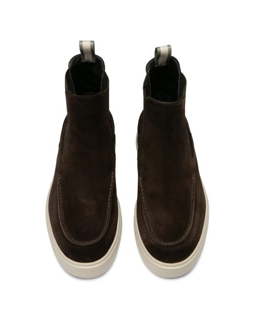 Officine Creative Black Bottines Chelsea Frame 107 À Empiècements