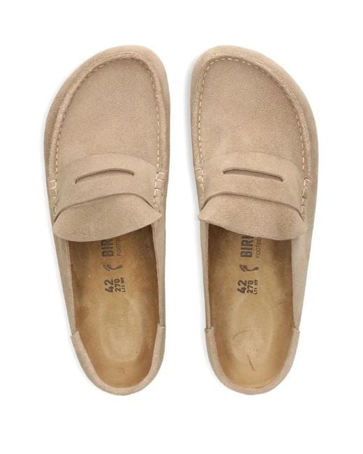 Birkenstock Brown Naples Penny Loafers for men