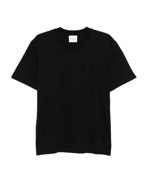 Ballantyne T-Shirt mit Logo-Stickerei in Black für Herren