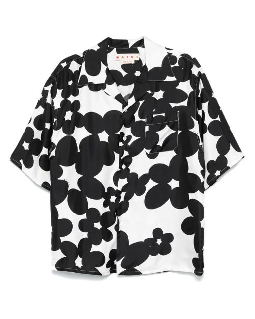 Marni Black Short Sleeve Shirts for men