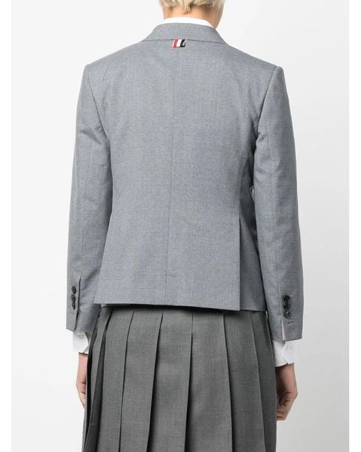 Thom Browne Cropped Blazer in het Gray