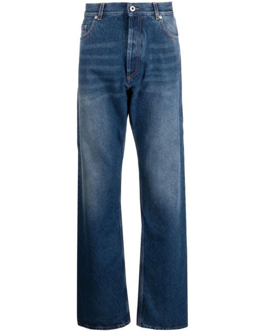 Off-White c/o Virgil Abloh Straight Jeans in het Blue voor heren
