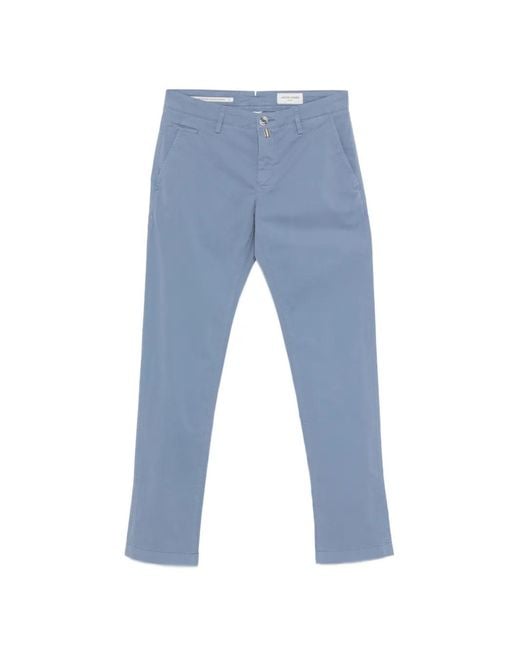 Jacob Cohen Blue Pantalone Slim Fit Bobby for men