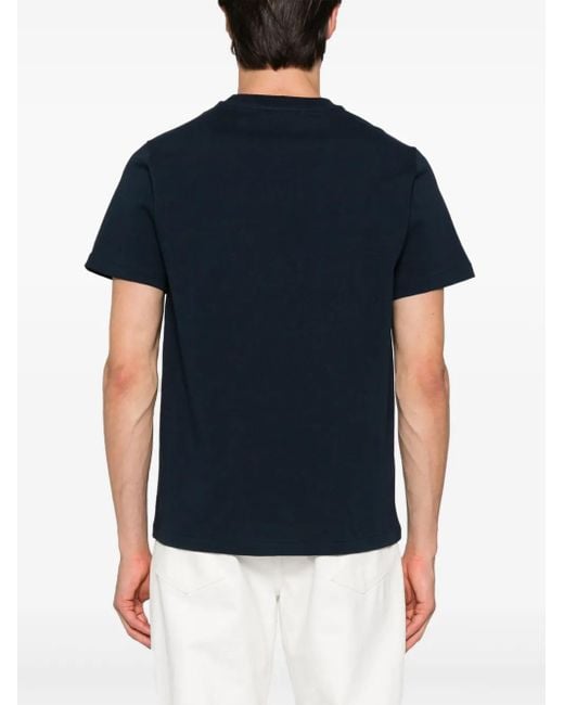 A.P.C. Blue T-Shirt Standard Rue Madame Gots for men