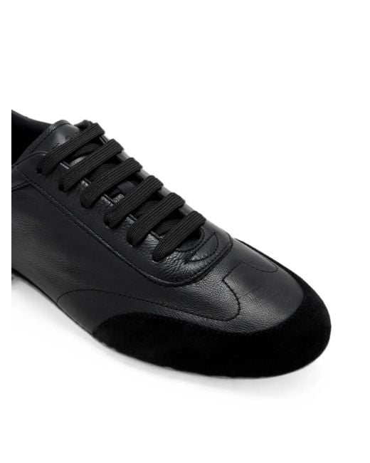Dolce & Gabbana Black Calfskin And Split Leather Sneakers for men
