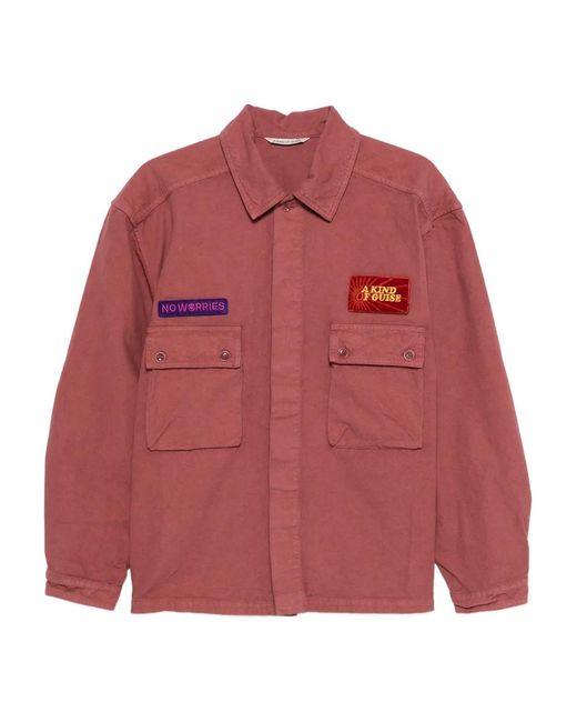 A Kind Of Guise Red Shabi Shirt for men