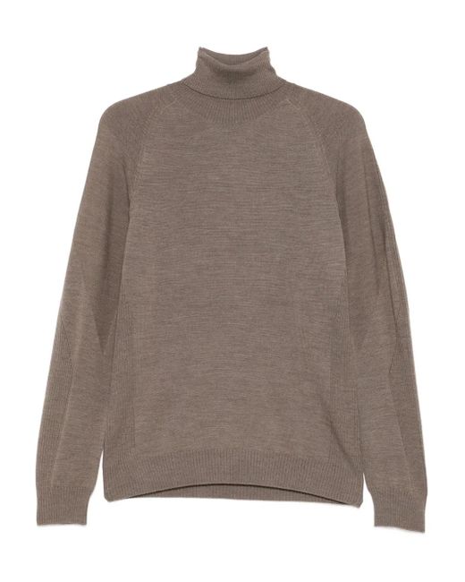 Jersey con cuello alto Sease de hombre de color Brown