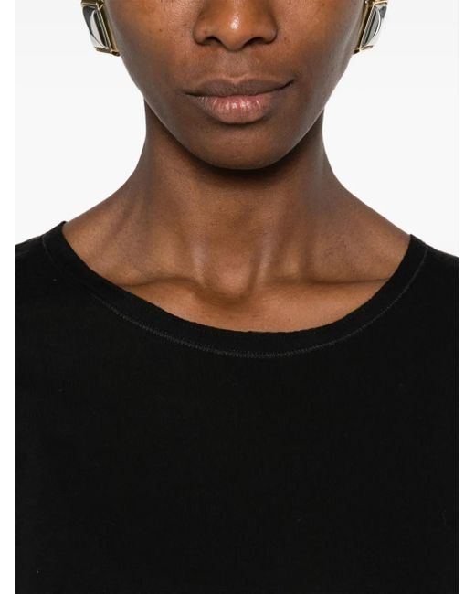 Purotatto Black Crew-Neck T-Shirt