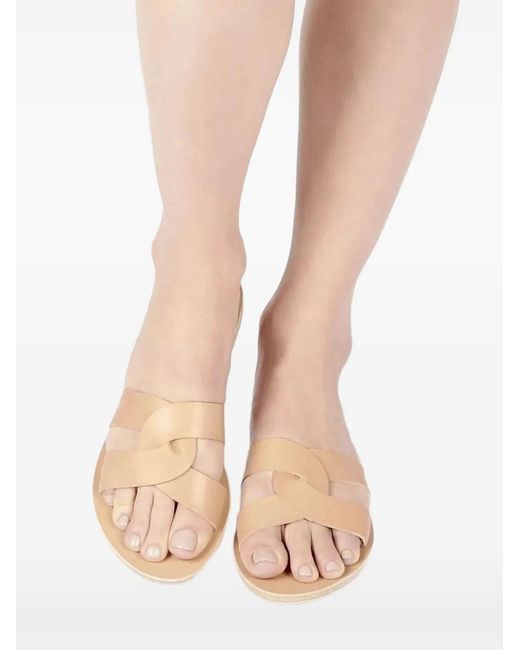 Ancient Greek Sandals Multicolor Desmos Leather Sandals