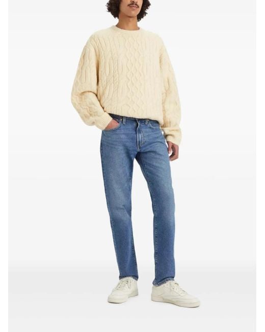 Levi's Blue 502 Five-Pocket Jeans for men