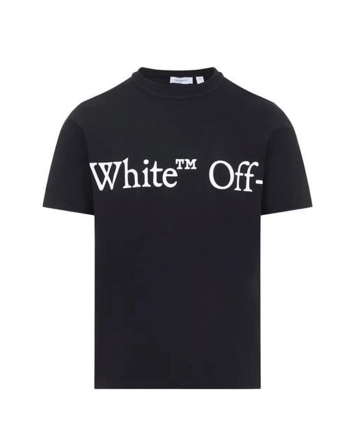 Off-White c/o Virgil Abloh Black Logo-Print T-Shirt for men