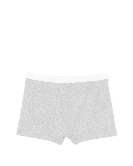 Entire studios White Elasticated-Waist Shorts