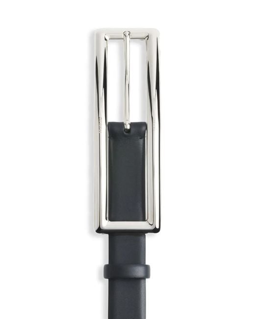 Mugler Black Rectangular-Buckle Belt