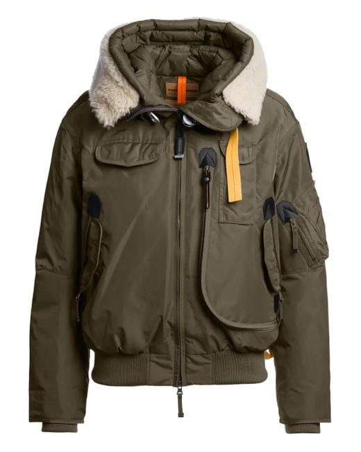 Parajumpers Green Gobi S. Hooded Bomber Jacket