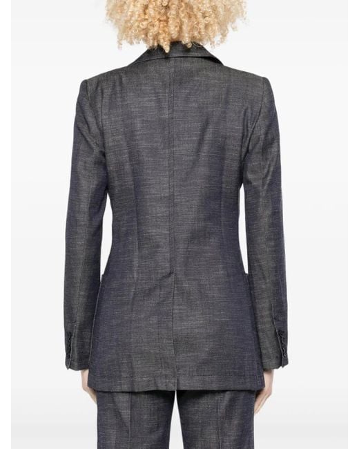 Joseph Gray Patch-Pocket Single-Breasted Blazer