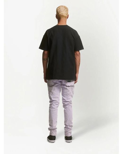 メンズ Purple Brand ロゴ Tシャツ Black